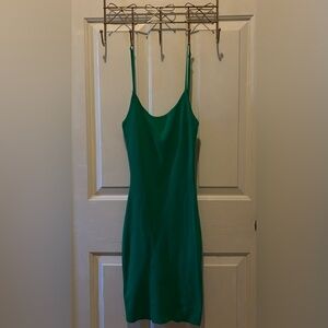 Hera Collection Vibrant Green Midi Dress